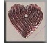 Пуговица Mill Hill 12215 Grooved Heart Rose